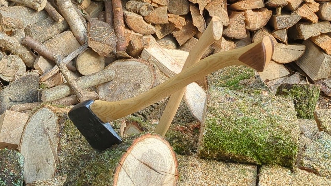 Testing new axe hangs! Plumb & Hytest Tasmainian pattern .. Splitting oak.. plus chainsaw chat