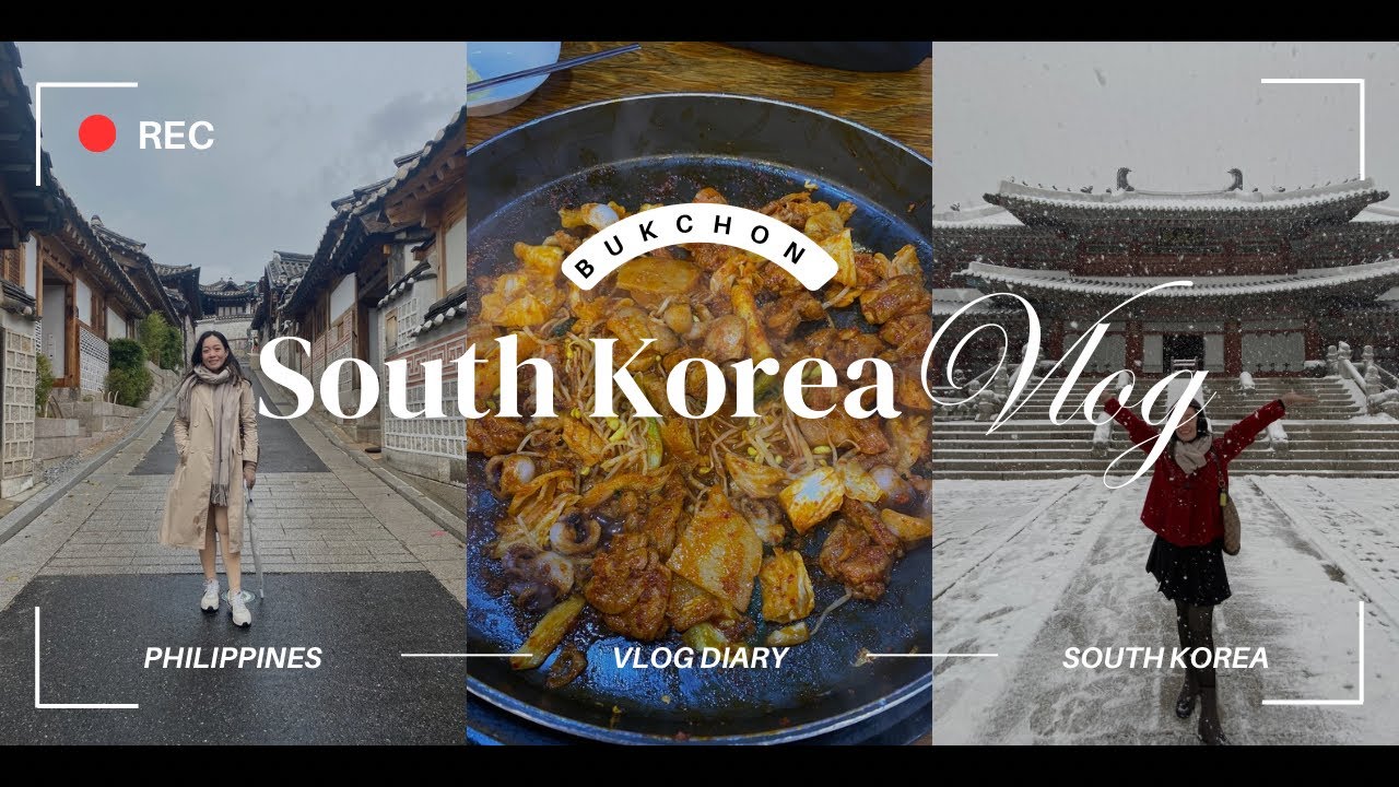 “First Time in Korea 🇰🇷 | Exploring Bukchon Hanok, Gwangjang Market and Dae Jang Geum park