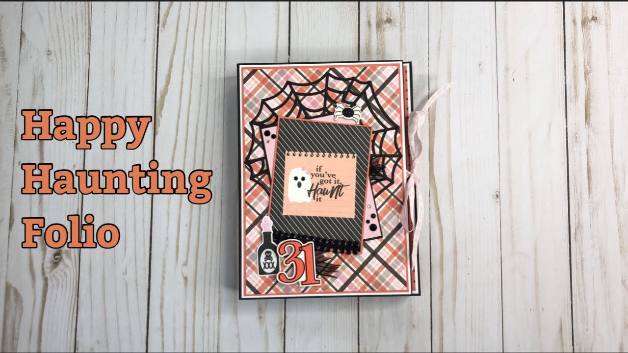 Halloween Folio album | Simple Stories | Happy Haunting collection | PhotoPlay’s Folio 2 kit