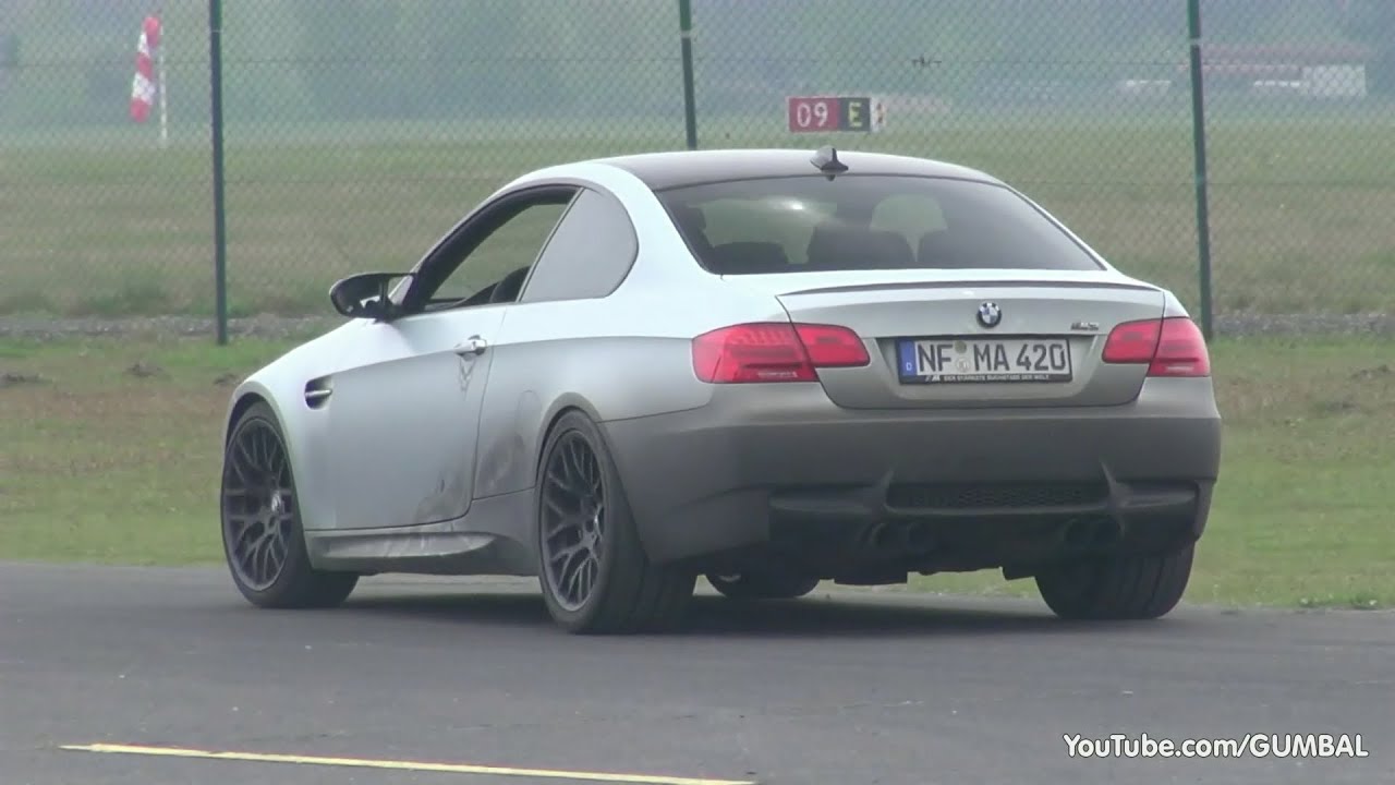 G-POWER BMW E92 M3 SKII CS 600HP - Start, Revs & Dragracing!
