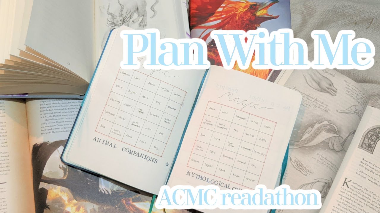Plan With Me - March Bullet Journal Set Up (Bookish Journal)