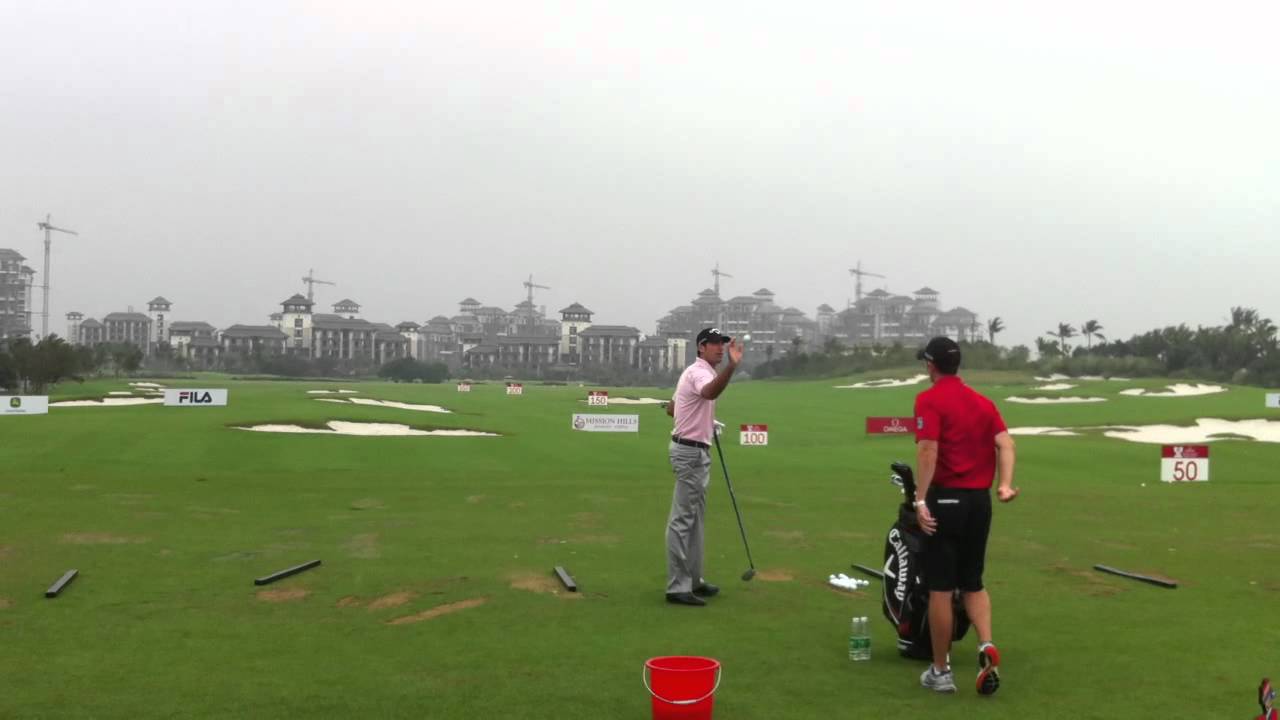 The big hitting Alvaro Quiros with the big stick