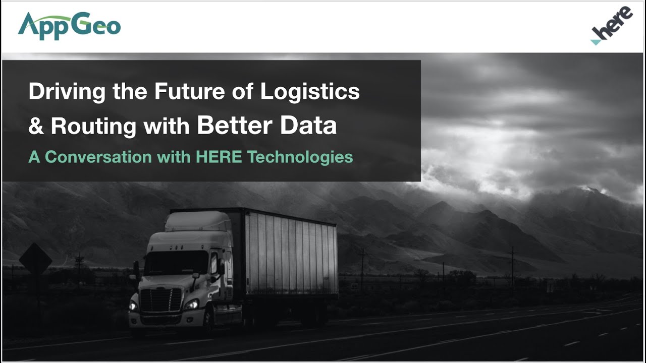 Which APIs provide the best data for your transportation app?  HERE Technologies Webinar