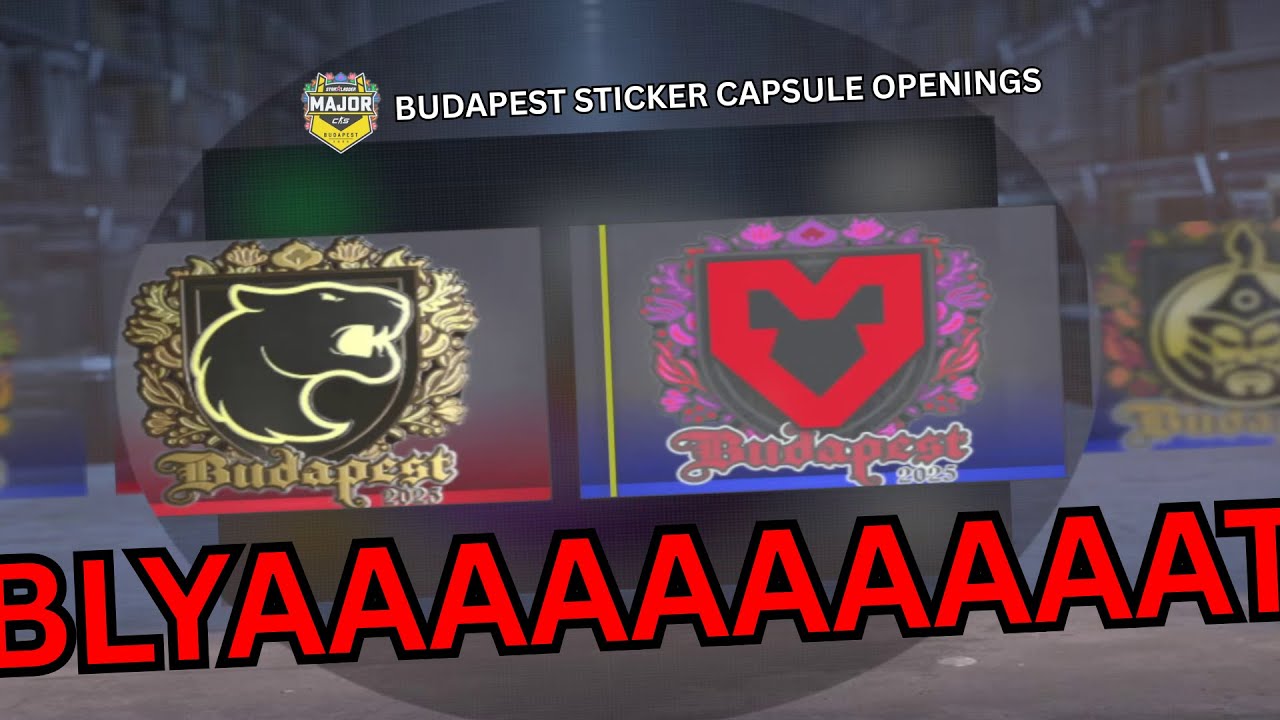 BUDAPEST MAJOR STICKER CAPSULES OPENING CS2