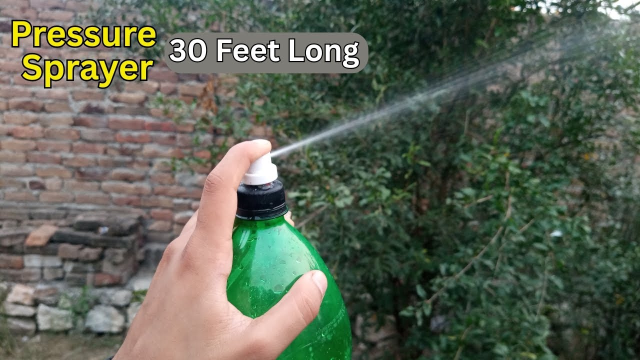 How To Make A Pressure Spray Bottle - A Brilliant idea