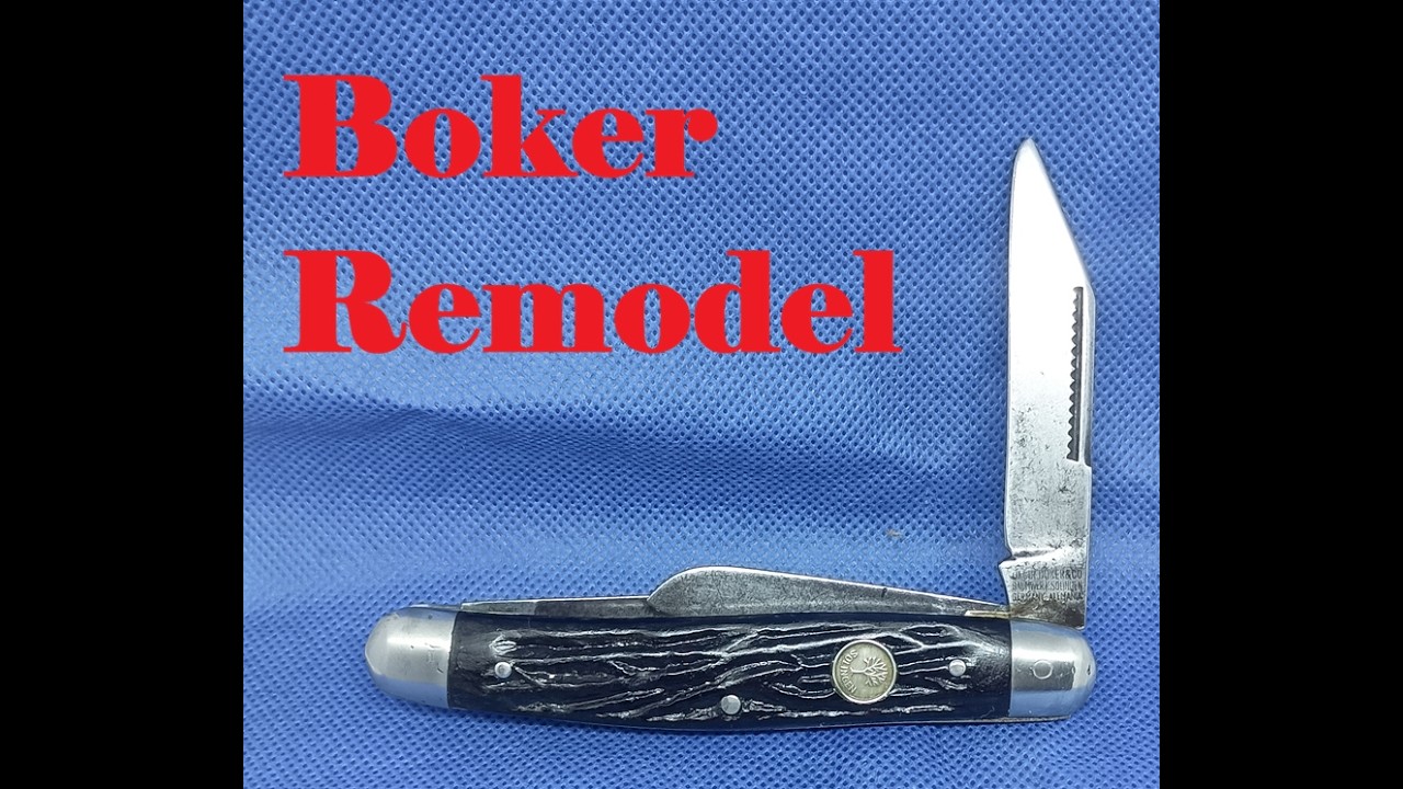 Ремонт ножа Boker Solingen Stockman