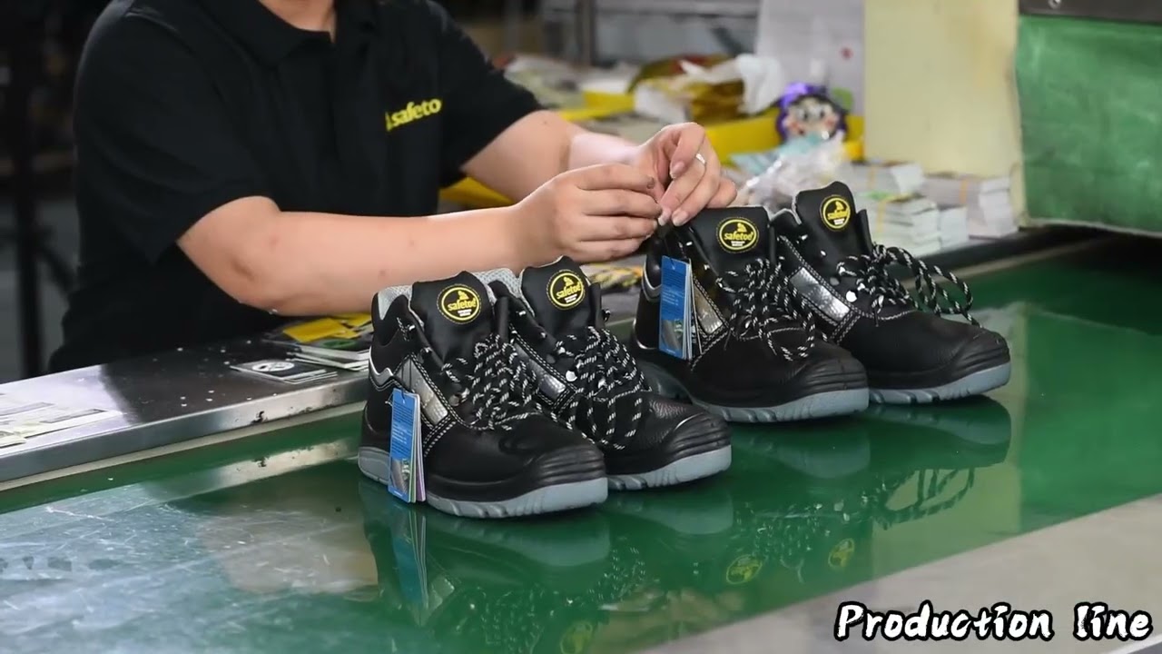 Inside SAFETOE Factory | How We Make Certified Safety Shoes & PPE 👷&zwj;♂️🏭#SAFETOE #workboot #Shorts