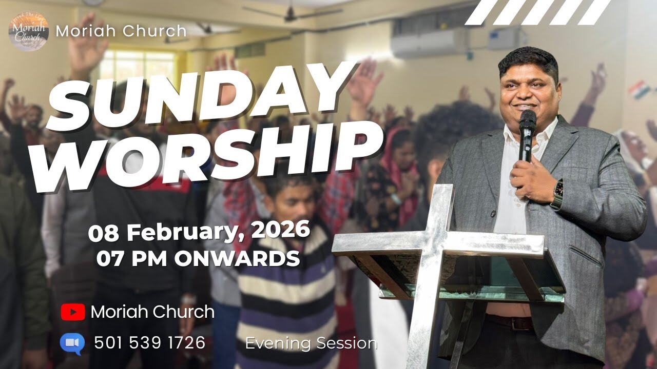 Sunday Service | 08/02/26 |Evening Session #sermon #prayerforindia #worshipsong