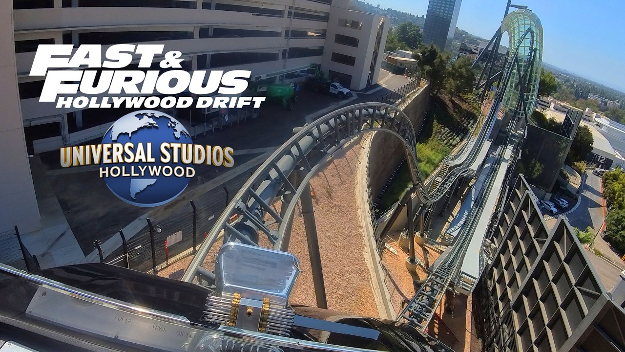 Fast & Furious Hollywood Drift 4K Front Seat POV - Universal Studios Hollywood