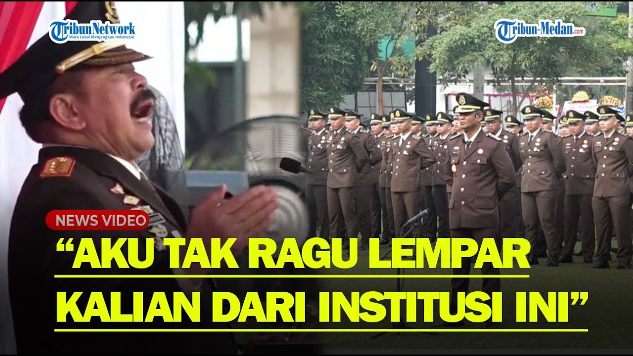 PERINGATAN KERAS❗ Jaksa Agung Warning Anak Buah :Tak Ada Tempat Buat Penghianat