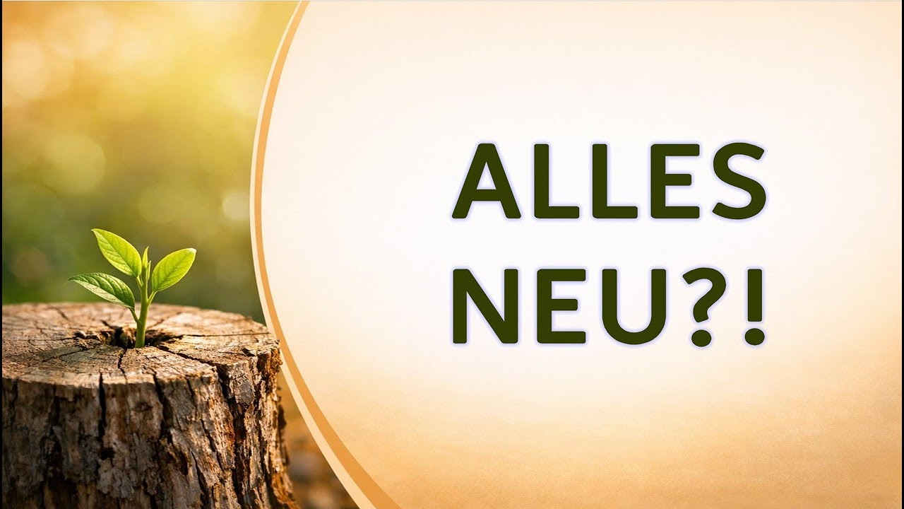 Predigt zur Jahreslosung am 04.04.26 „Alles neu“ – Offb. 21,5