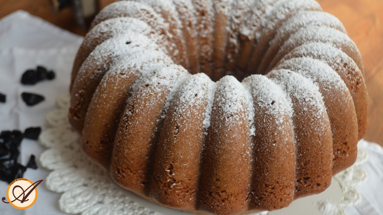 Ciambella alla liquirizia - Torta alla liquirizia senza lattosio