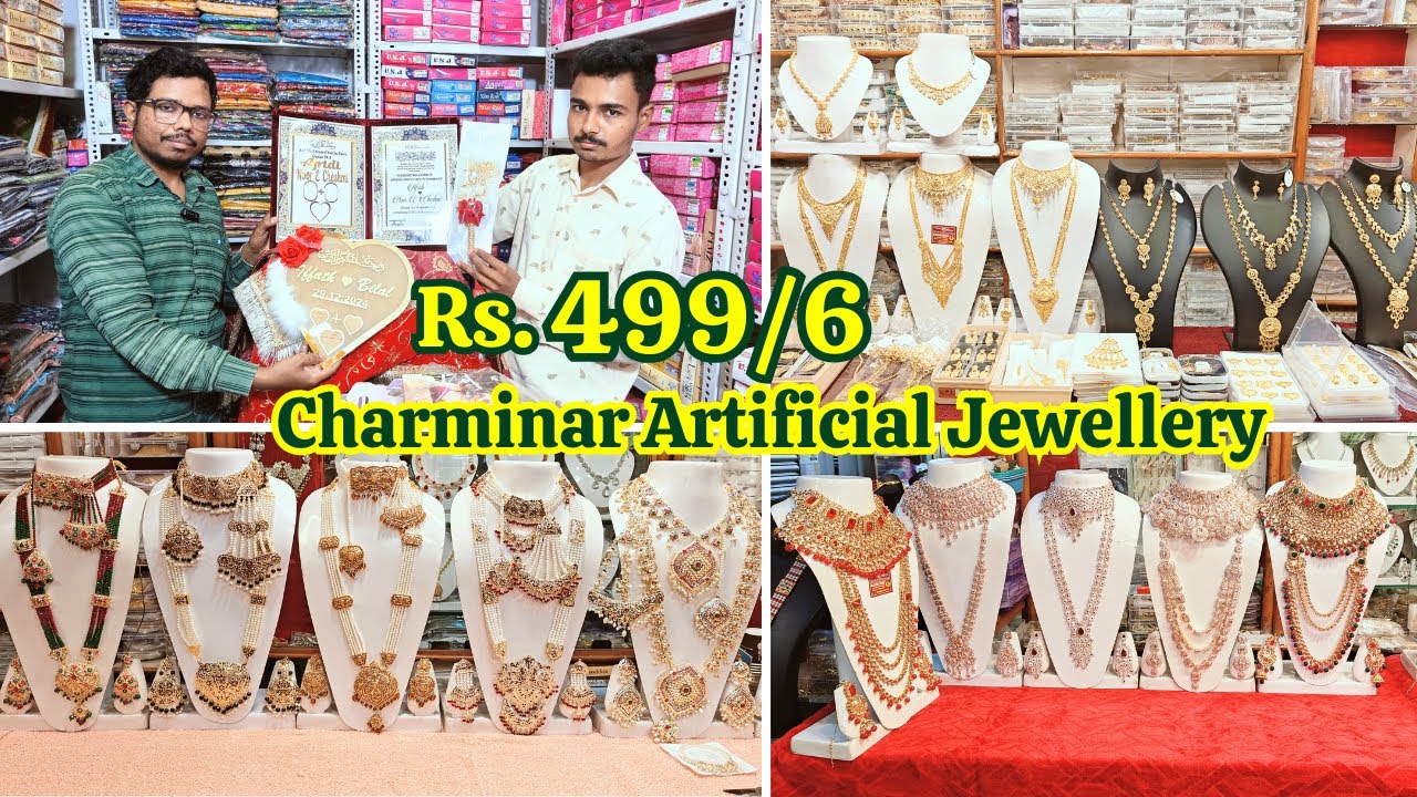 Charminar Artificial Jewellery ₹ 499/6 Neck Sets Ladbazar Bridal Jewellery In Wholesale Prices