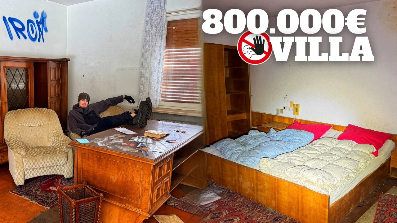 ER STARB HIER! VERLASSENE VILLA DES CHEFARZTES GEFUNDEN! (Lost Place)