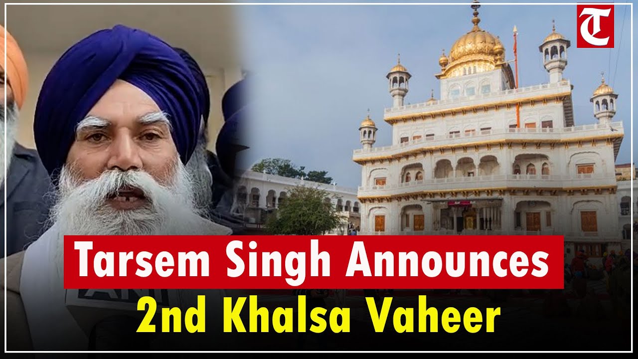 Waris Punjab De ardas at Akal Takht as Bapu Tarsem Singh announces next Khalsa Vaheer