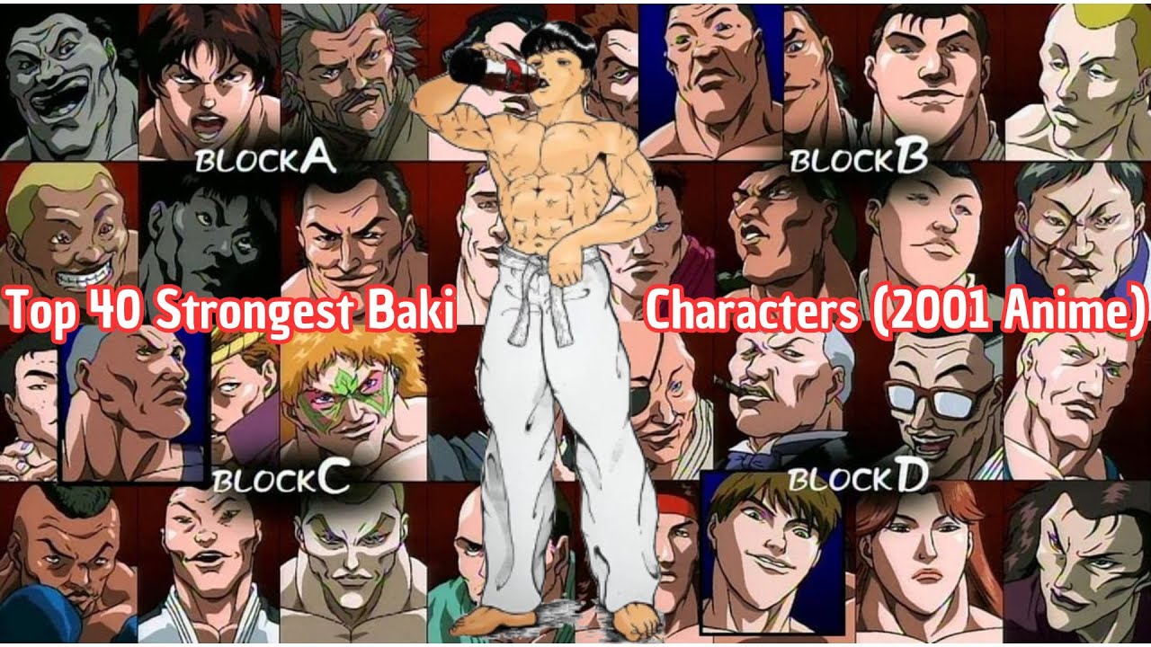 Top 40 Strongest Baki Characters (Maximum Tournament Arc)