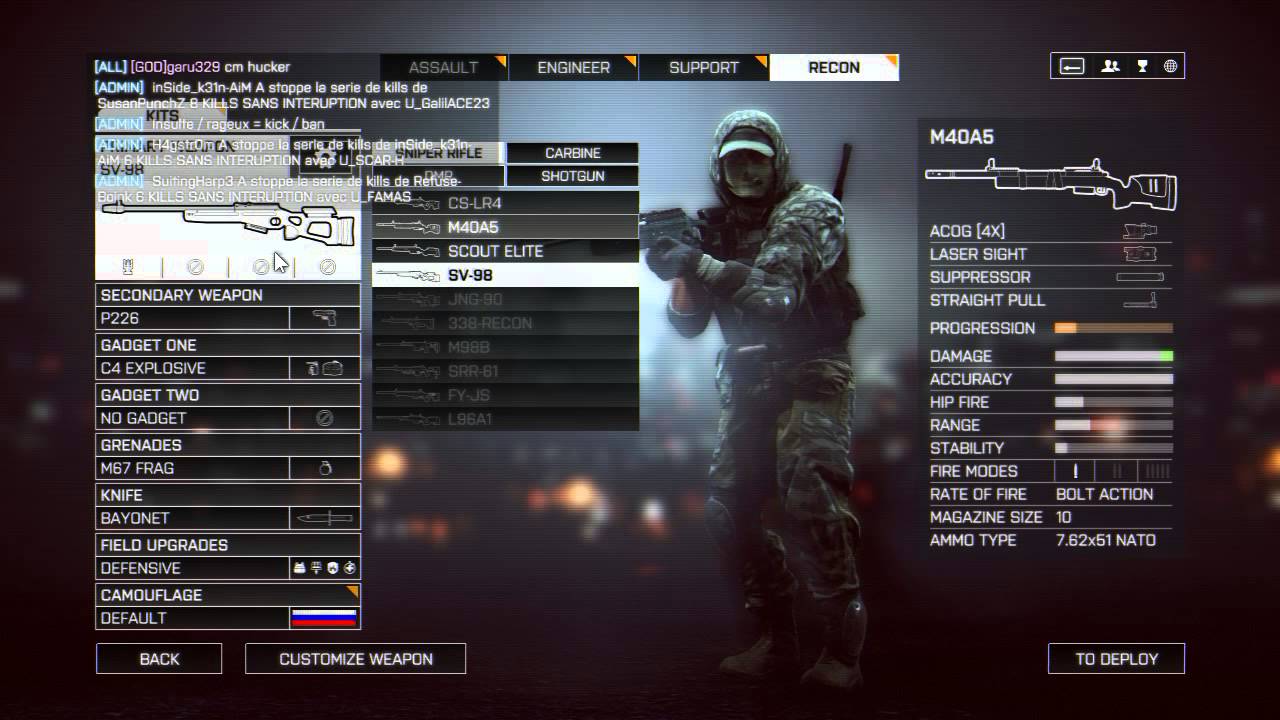 Battlefield 4 - Multiplayer Domination Gameplay w/ SV98