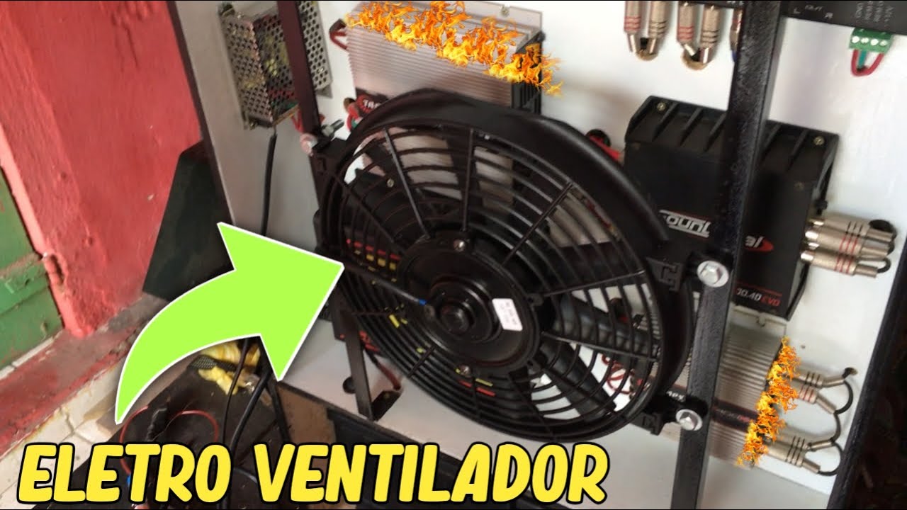 acabei com o AQUECIMENTO dos MODULOS | comprei um ELETRO VENTILADOR