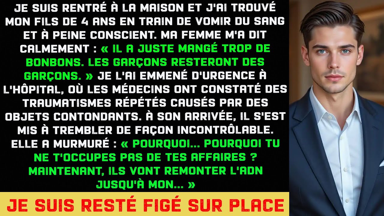 Mon enfant de 4 ans tremblait de façon incontrôlable à l’hôpital… quand sa femme est entrée.