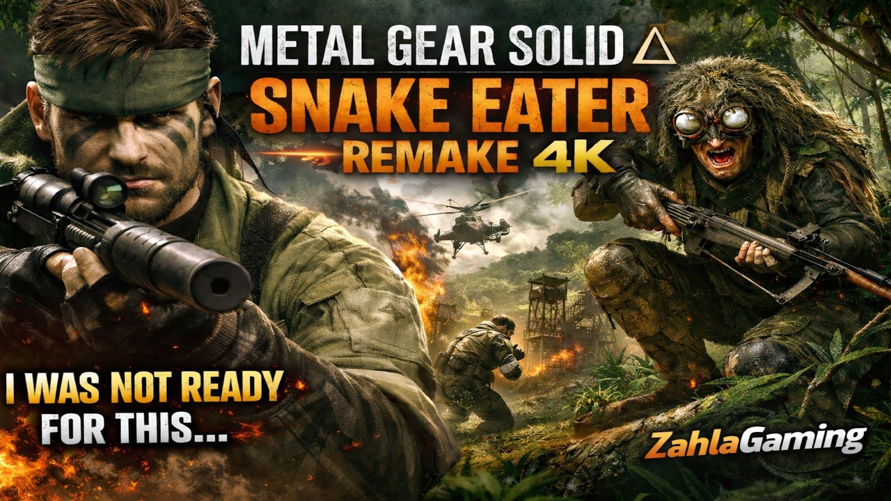 🐍 METAL GEAR SOLID SNAKE EATER 4K Gameplay – This Remake Is INSANE