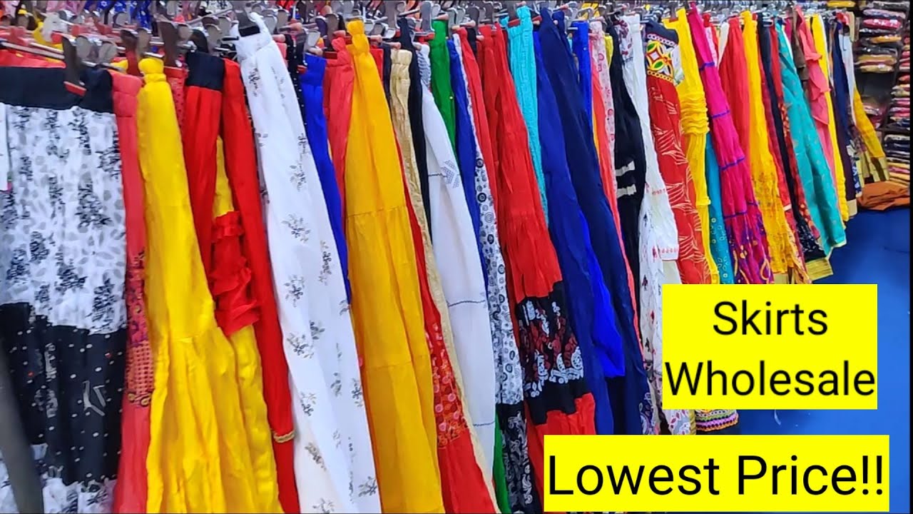 Skirts Wholesale l Best Designs at Lowest Price l Gandhi Nagar Market