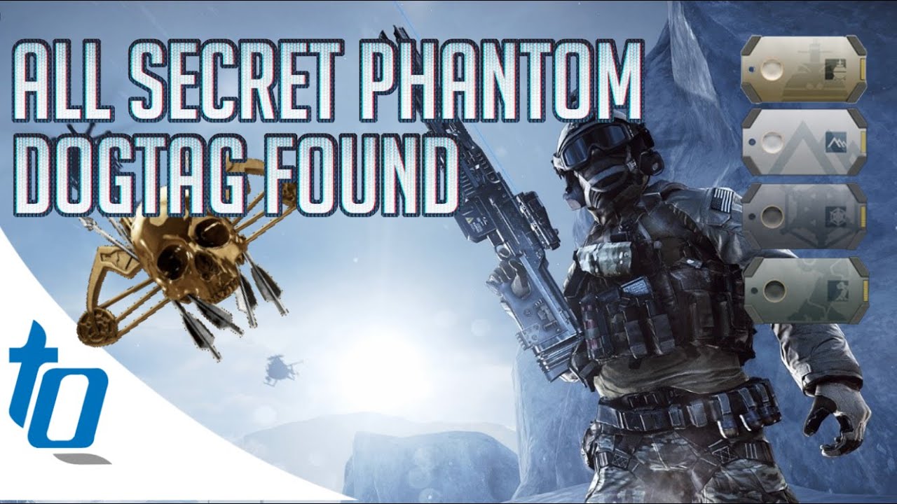 BF4: How to find all secret Phantom Programm dog tag?