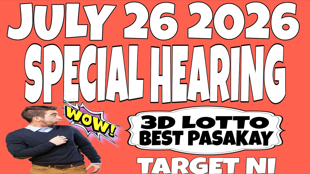 SWERTRES HEARING TODAY JULY 26 2026