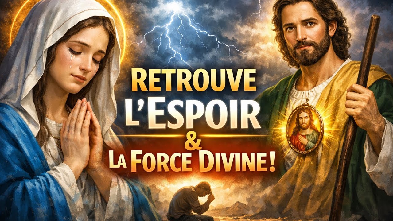 🌟 PRIÈRE MIRACLE à la VIERGE MARIE quand tu perds ESPOIR et FORCE 🤍