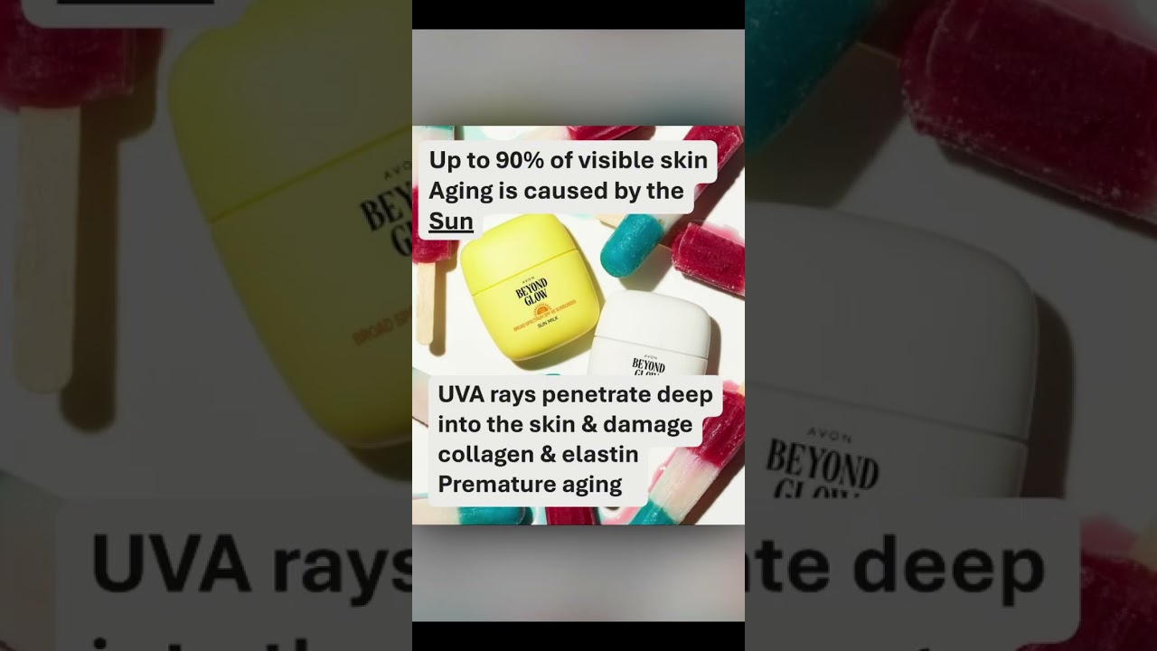 too much sun is aging us   #sunscreen #antiaging  #avonbeauty #spf