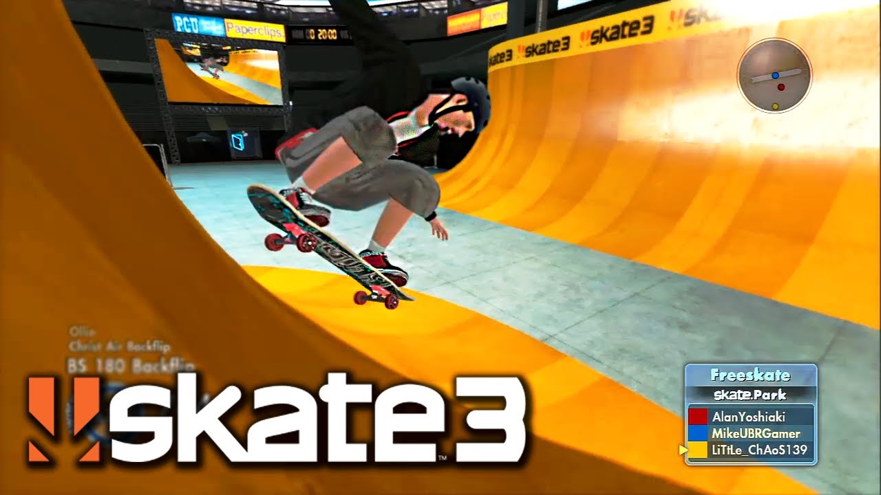Skate 3 -Nosebone Double FrontFlip(Mapas da Comunidade)
