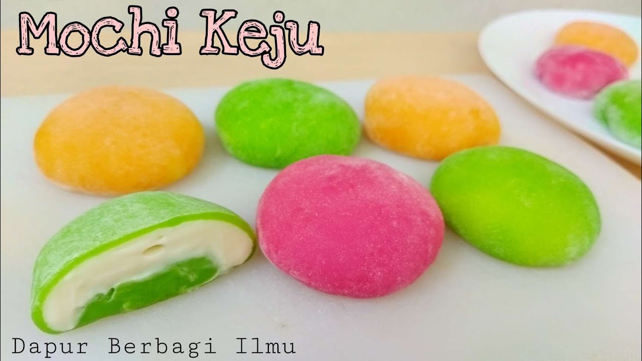 Lembut dan Chewy !! Resep Mochi Isi Keju 100% Bahan Lokal
