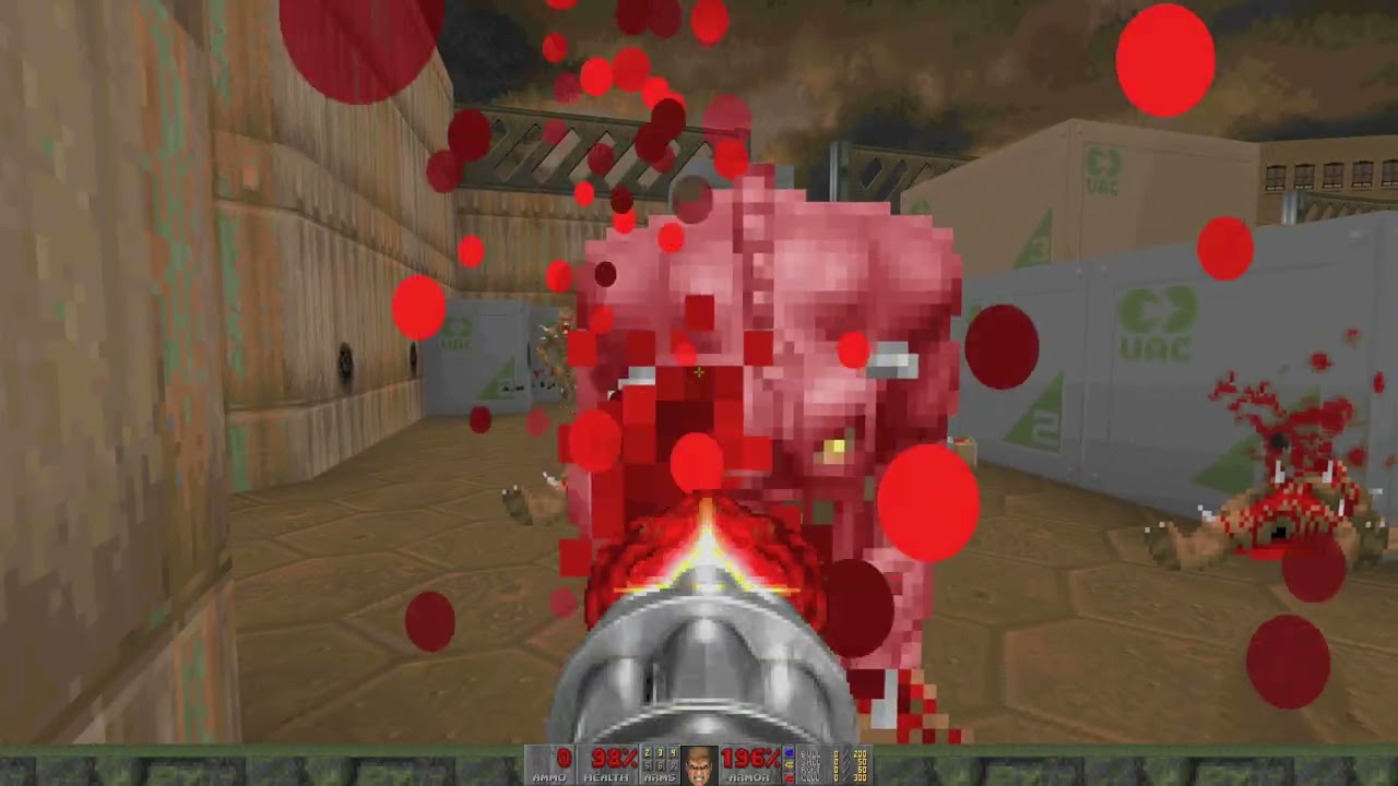 Doom II - No Rest for the Living - MAP01: The Earth Base - 100% Secrets and Enemy GUS MIDI Sound
