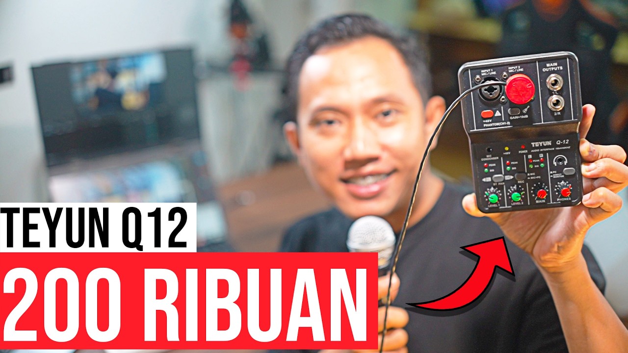 Review Teyun Q12 - Soundcard 200 Ribuan - Live TikTok / Shopee / Event Multicam Audio Interface