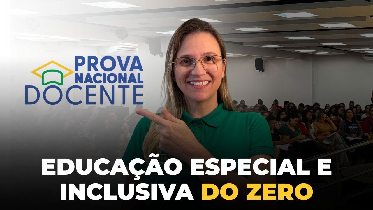 Educação especial inclusiva do Zero para PND | Prof Carla Oliveira