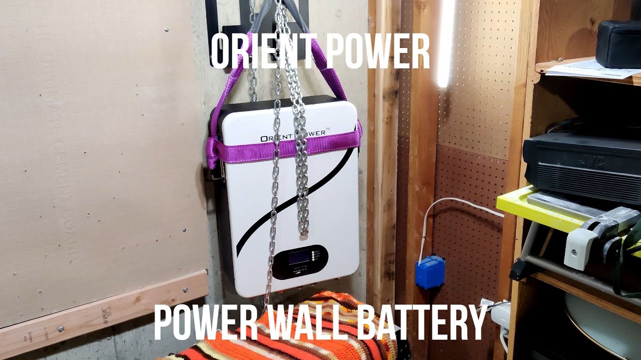 Orient Power Powerwall Battery - Wall Mounting and Review