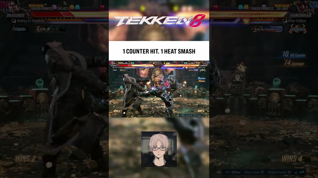 1 COUNTER HIT 1 HEAT SMASH #tekken #gaming #games #highlights