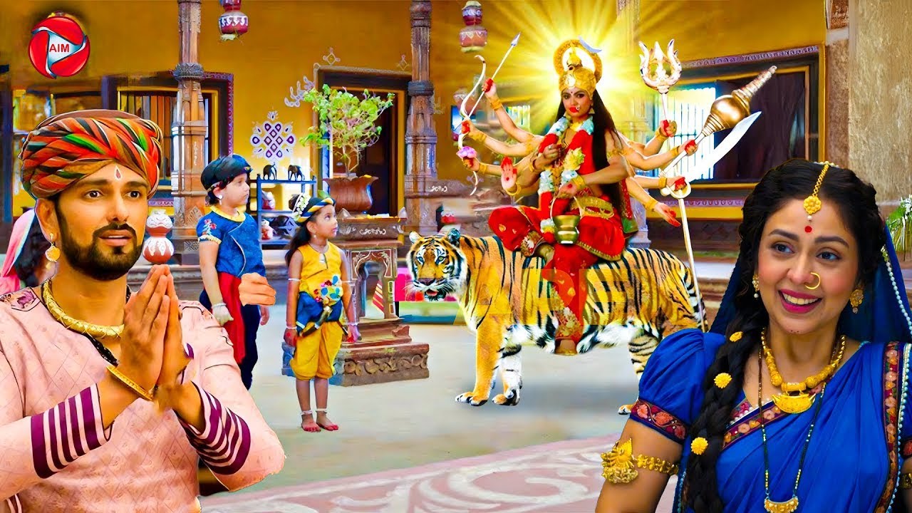 कान्हा के पूजा घर में प्रकट हो गई माँ दुर्गा | Yashomati Maiyaa Ke Nandlala | Shree Krishna Leela
