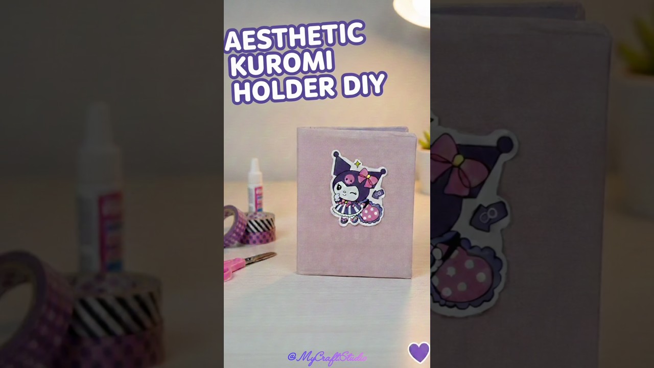 DIY Aesthetic Idea - Sticky Note Holder 💜✨ 