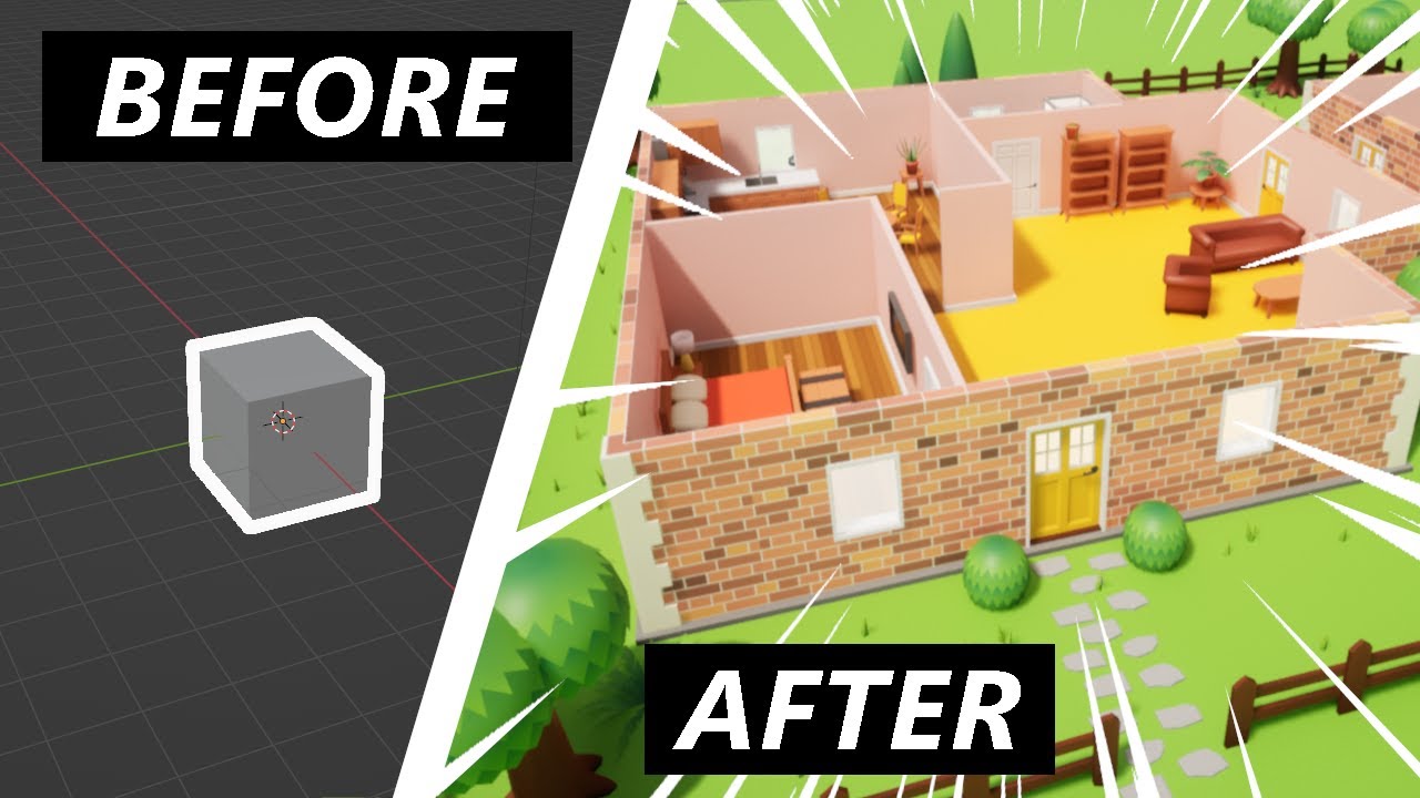 How to make Game Models (For Beginners) from Start to Finish (blender)