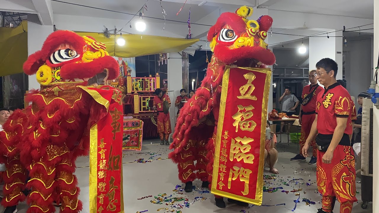 Shan Yu Twin Lion & Dragon Dance Performance on the 15/5/24