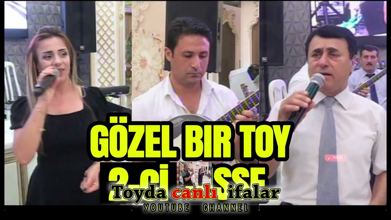 gözel bir toy 2 ci hiss oxuyan Tagı Salahoglu &  Sevinc xanım & gitara Asef Agcabedili