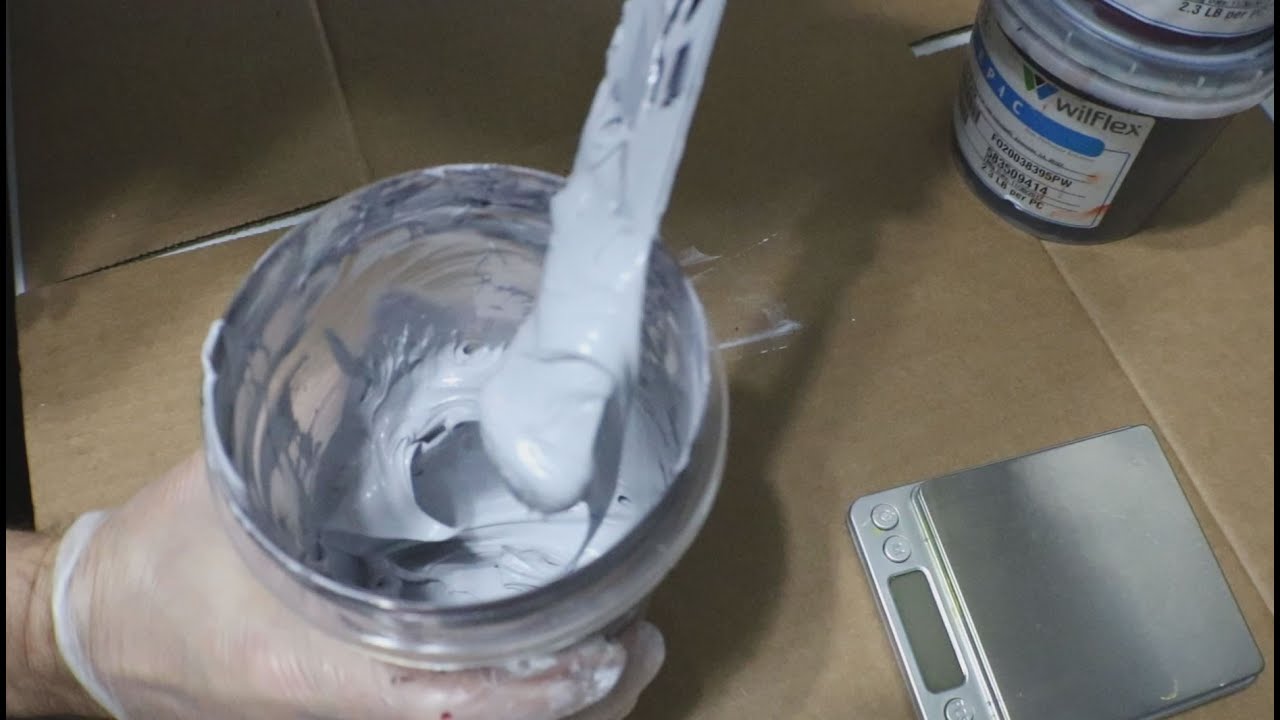 How To Color Mix Grey Plastisol Ink -How To Screen Print