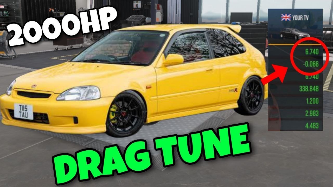 2000HP Honda Civic Ek9 Drag Tune in CPM2 | cpm 2