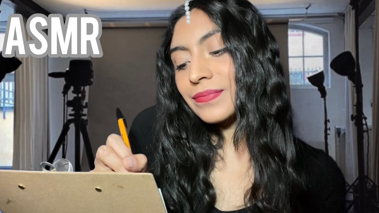 RP ERES FAMOSO CASTING DE ACTUACIÓN 😎🎥🎞️📸| ASMR en Español 🎧❤️