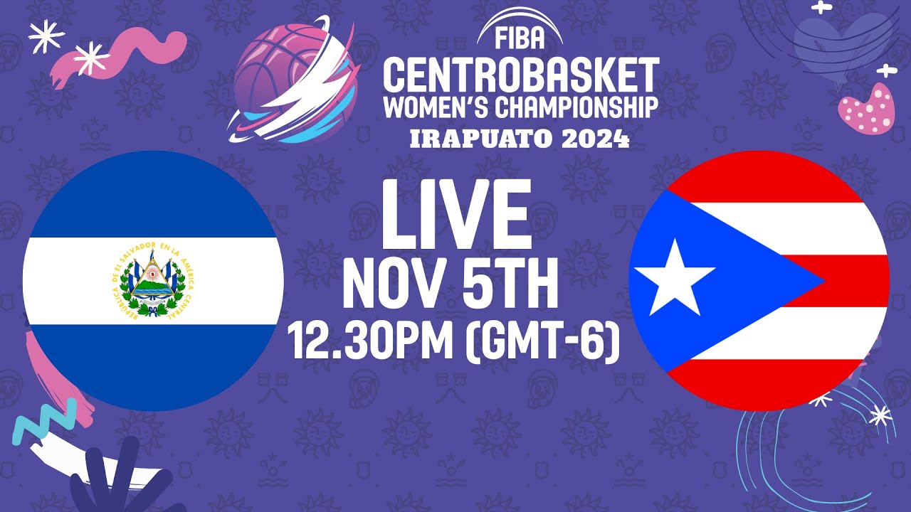 El Salvador v Puerto Rico | Full Basketball Game | FIBA Centrobasket Women's Championship 2024