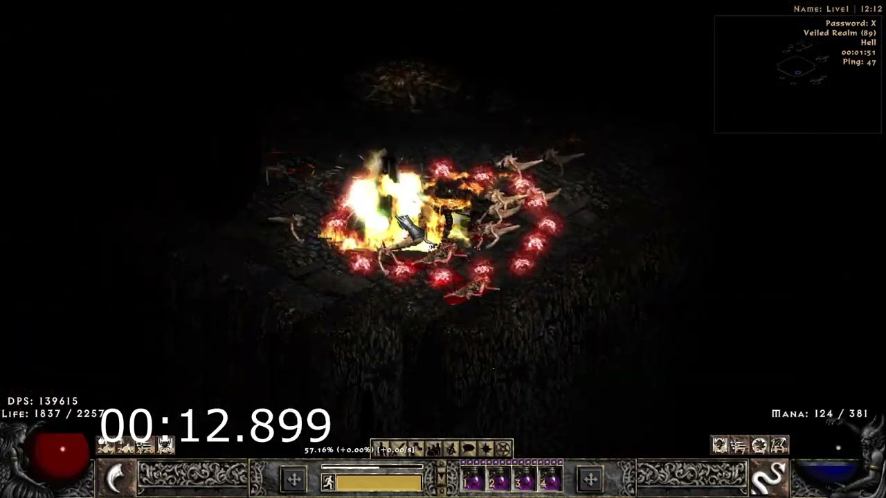 Project Diablo 2 - Season 12 - T2 Lucion World Record? - 00:42:56 - Assassin Dragon Tail