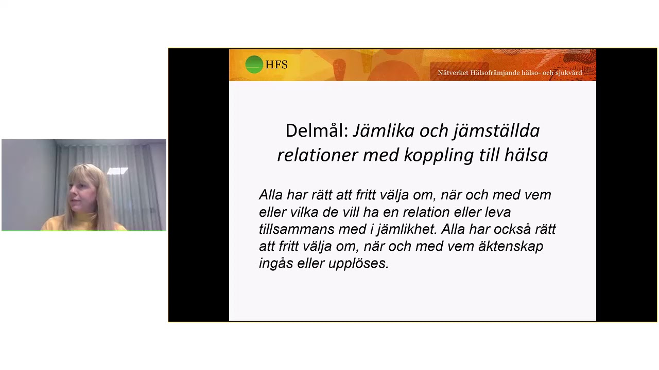 Sexuell och reproduktiv hälsa och rättigheter i vården