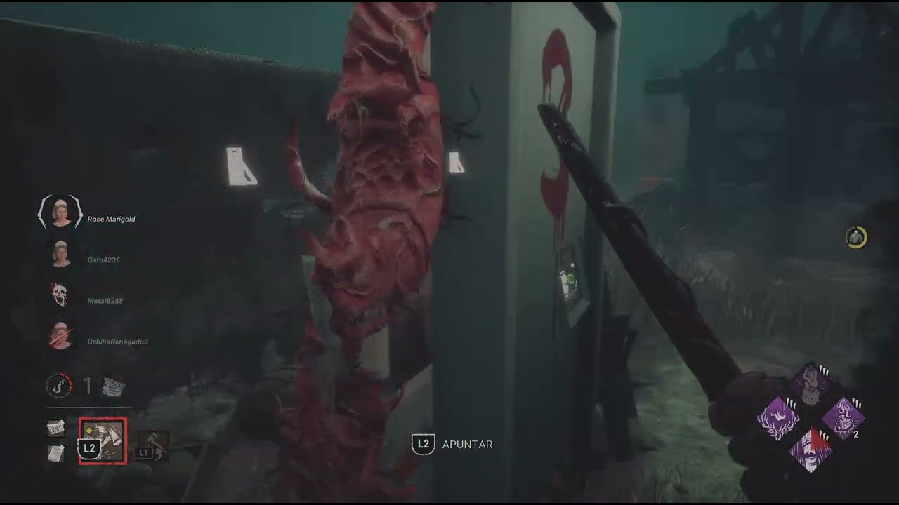 Dead by Daylight Partida con Springtrap road to prestigio 100 en mapa del Caballero vs premade