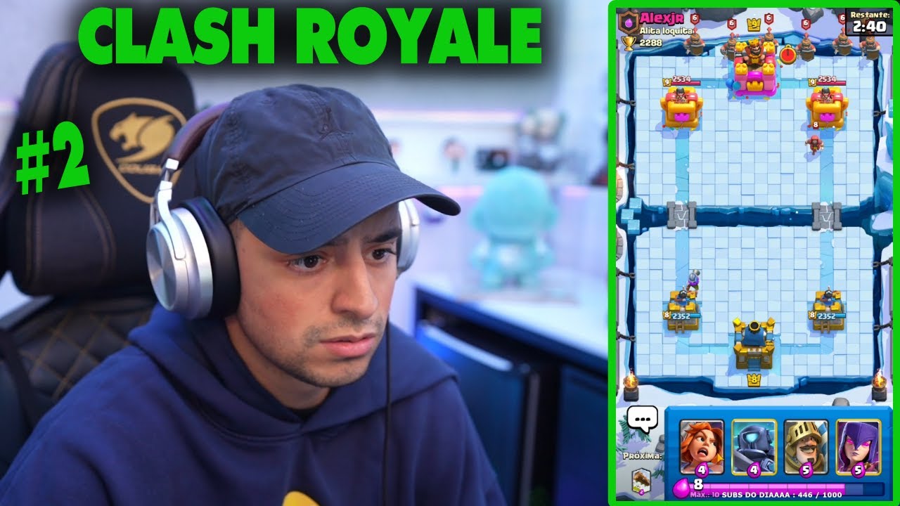 CORINGA REAPRENDENDO A JOGAR CLASH ROYALE, DEPOIS DE ANOS SEM JOGAR