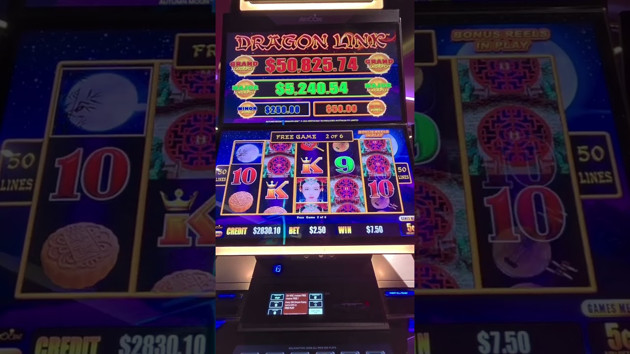 My lovely Dragon Link Autumn Moon on MSC Meraviglia cruise ship...#casino#gambling#